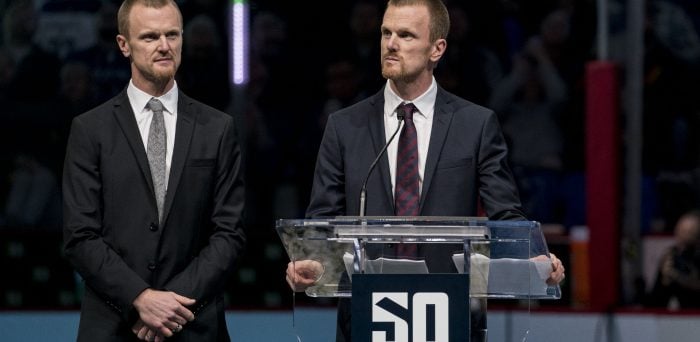 Canucks Sending Daniel & Henrik Sedin to 2026 NHL Draft Lottery