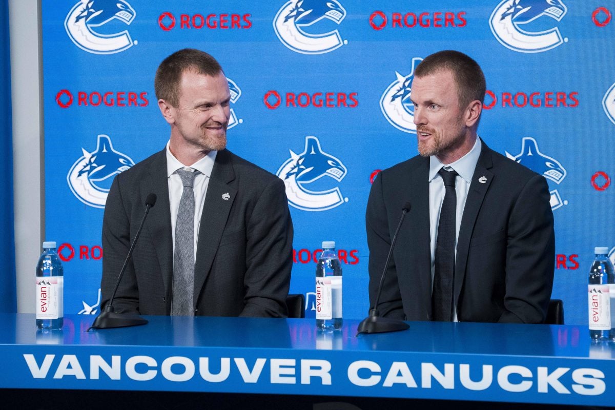 Henrik Sedin Daniel Sedin Vancouver Canucks