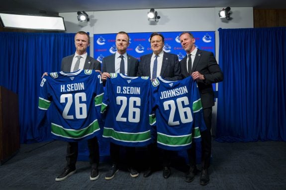 Canucks Promote Henrik and Daniel Sedin to Co-Presidents & Name Ryan Johnson GM