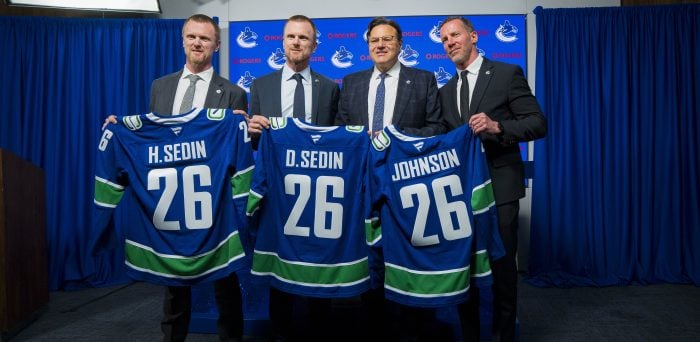 Canucks Promote Henrik and Daniel Sedin to Co-Presidents & Name Ryan Johnson GM