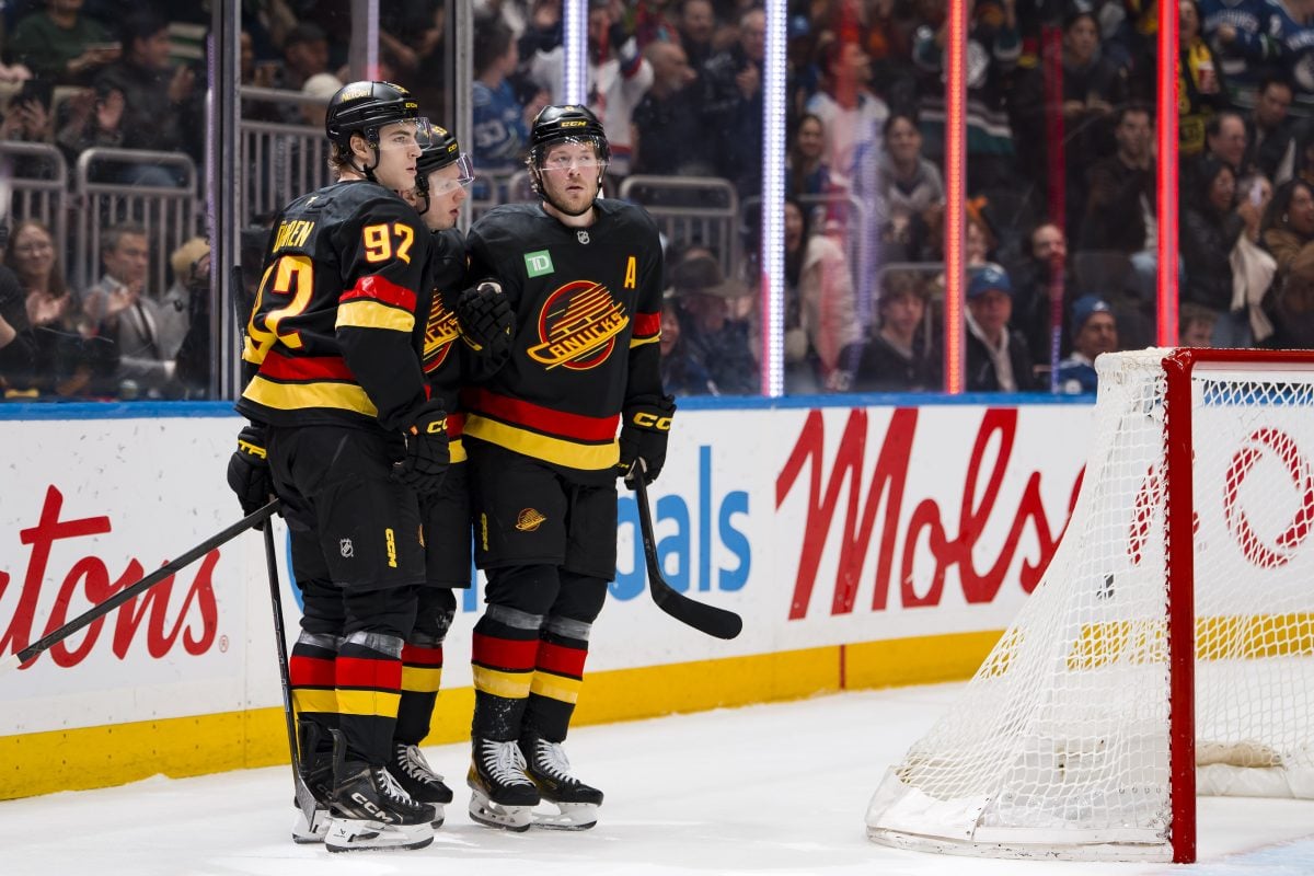 Liam Ohgren Marco Rossi Brock Boeser Vancouver Canucks