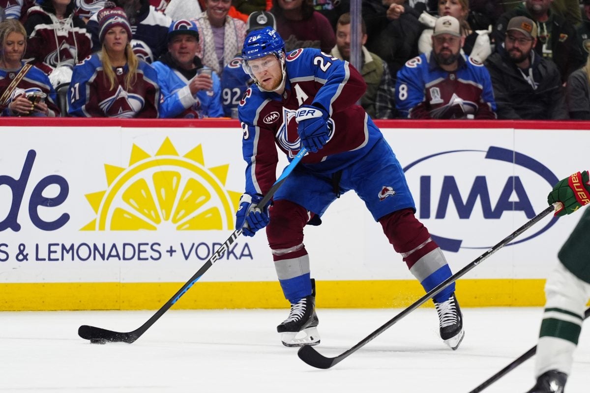 Nathan MacKinnon Colorado Avalanche