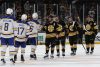 Buffalo Sabres Boston Bruins Handshake