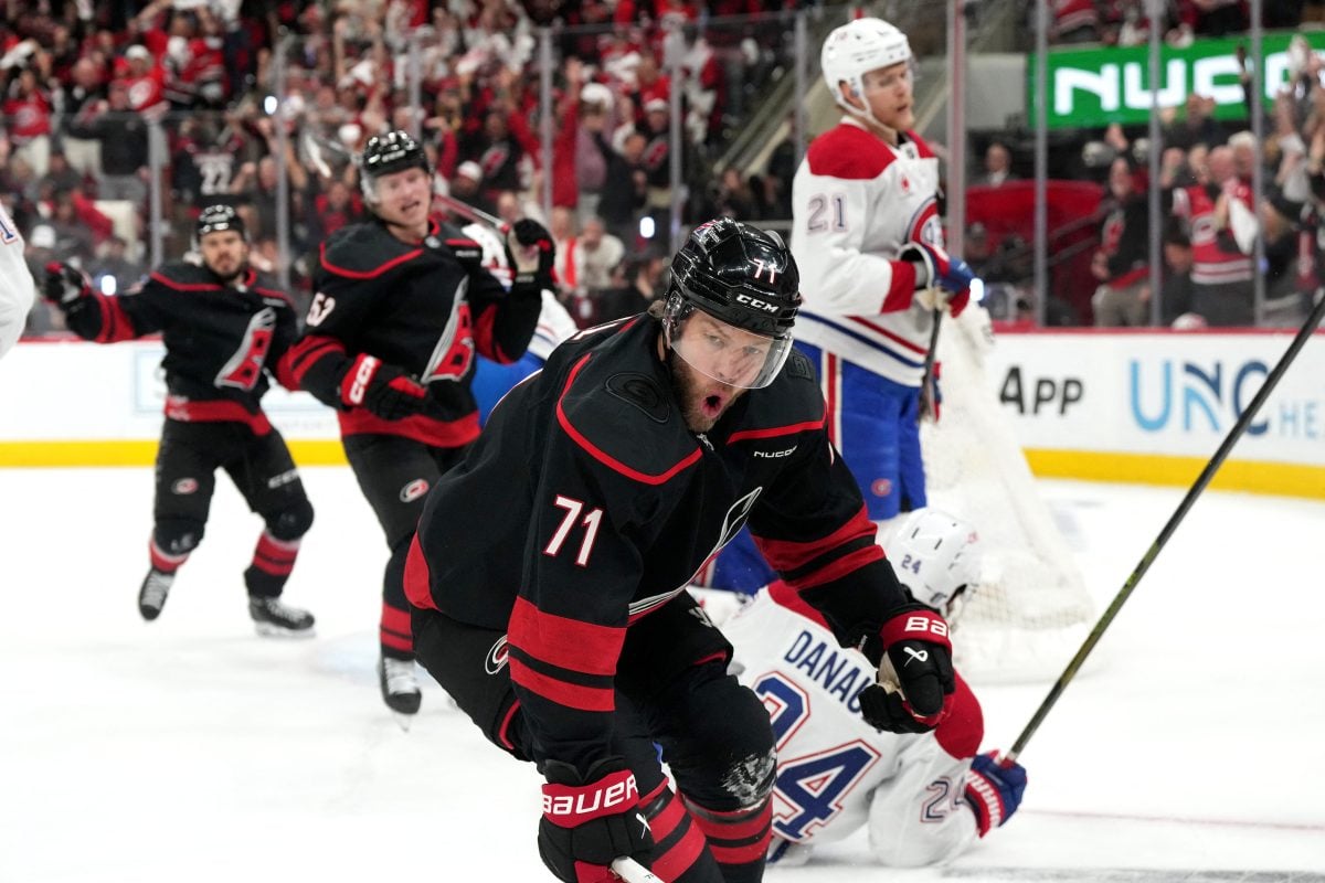 Taylor Hall Carolina Hurricanes