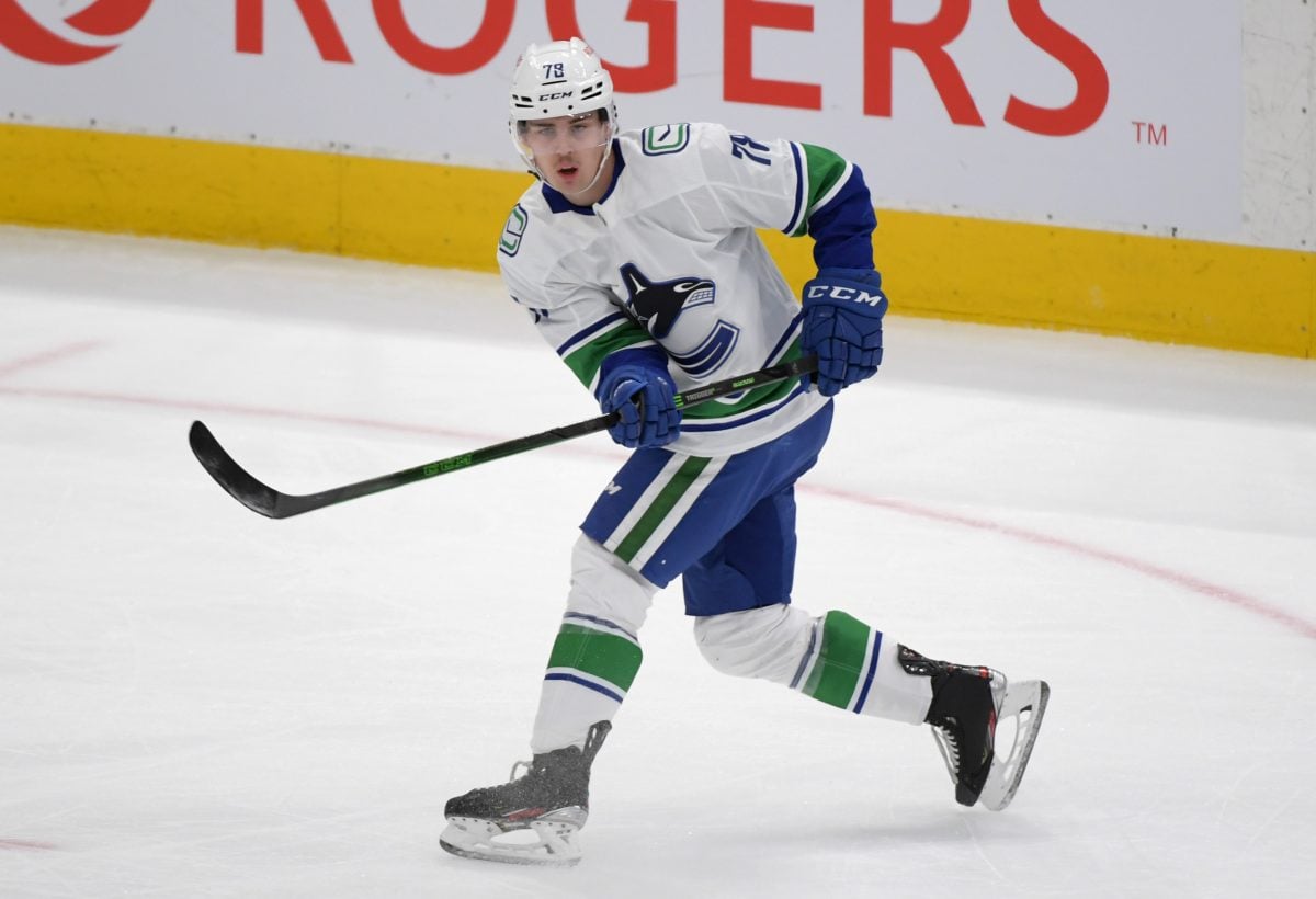 Kole Lind Vancouver Canucks