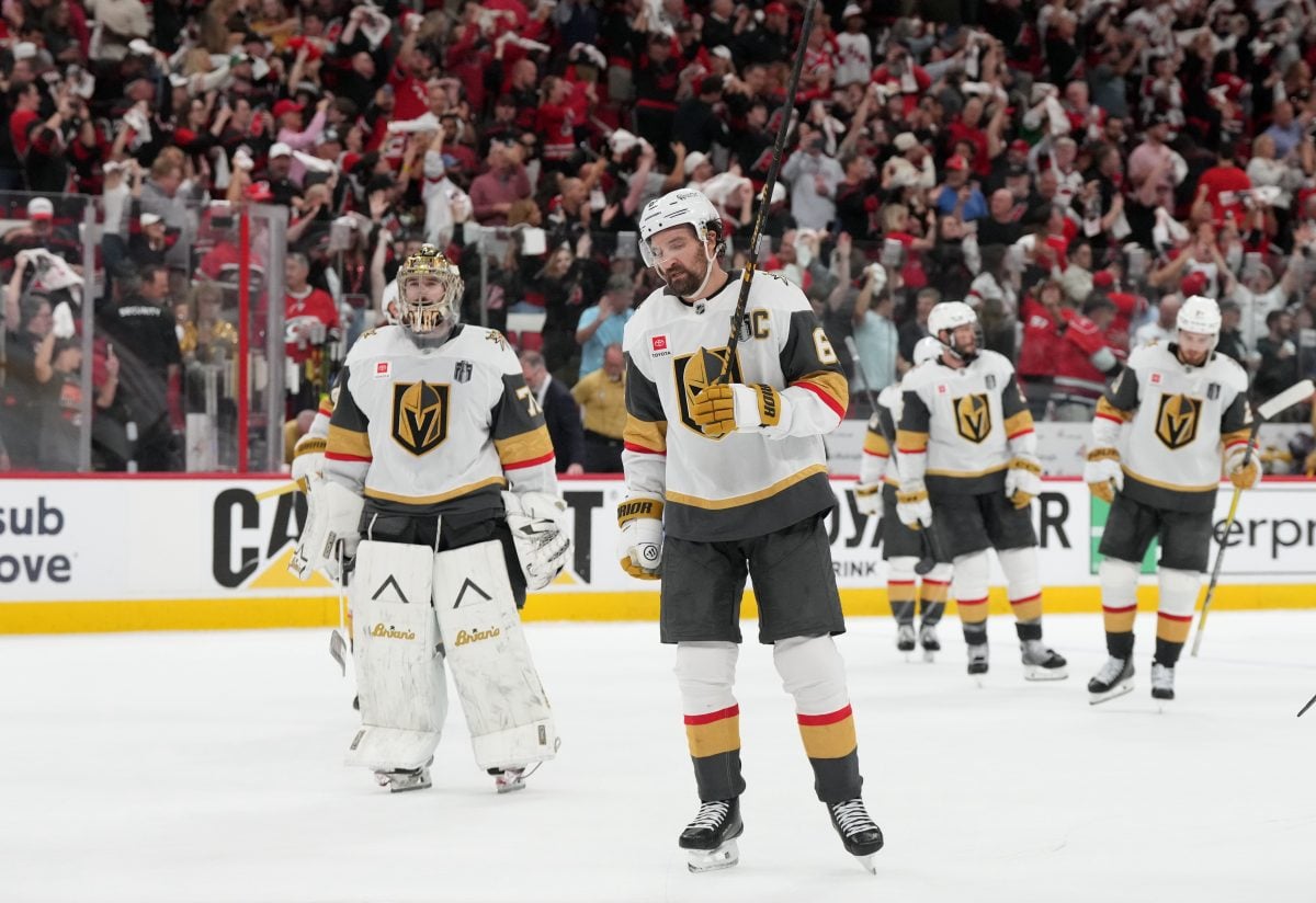 Carter Hart Mark Stone Vegas Golden Knights