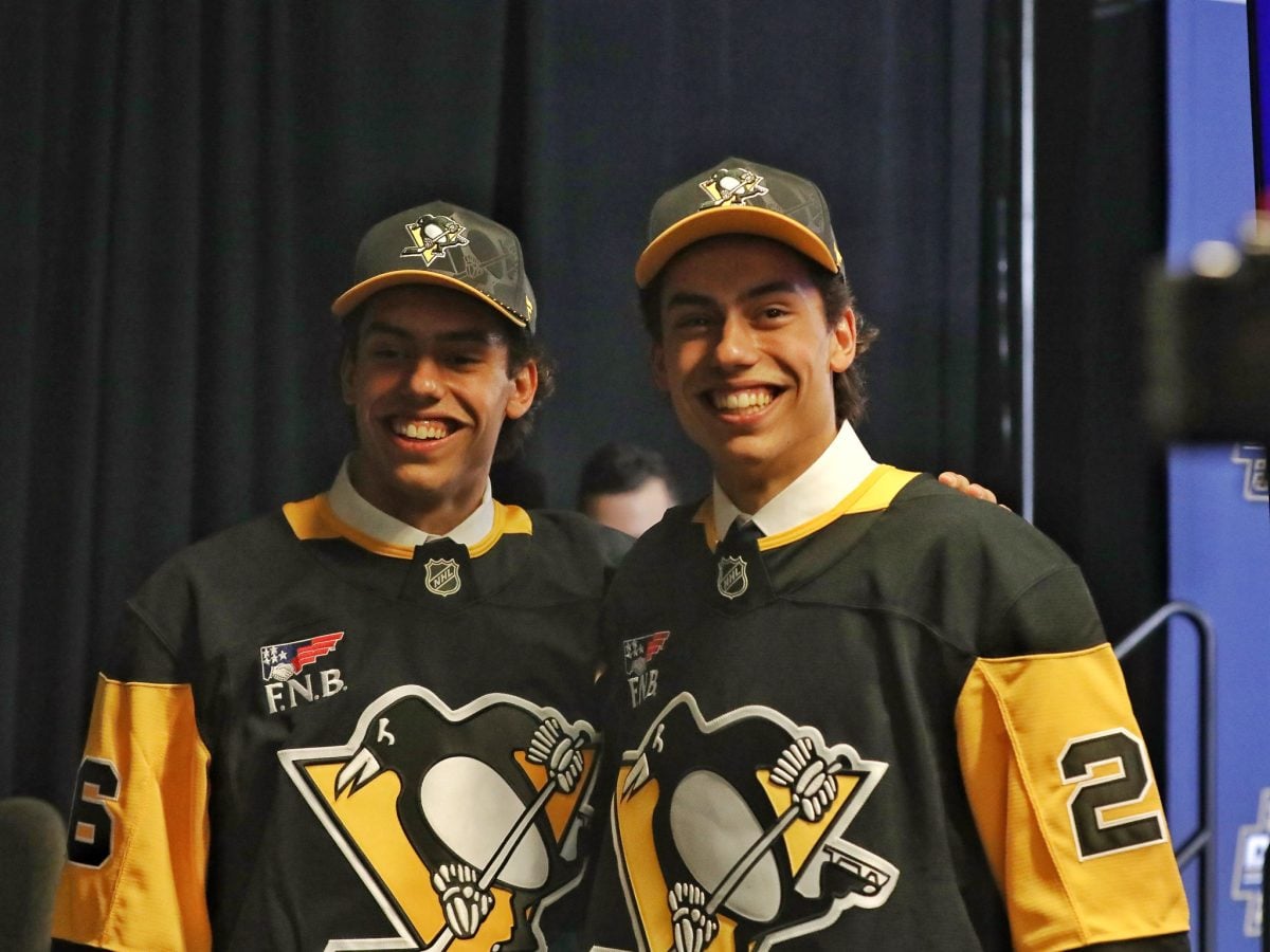 Markus and Liam Ruck Pittsburgh Penguins