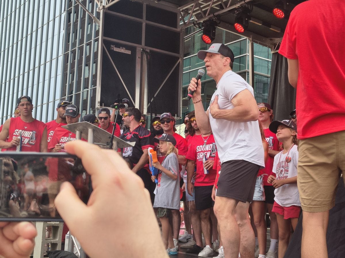 Rod Brind'Amour Carolina Hurricanes Stanley Cup Parade