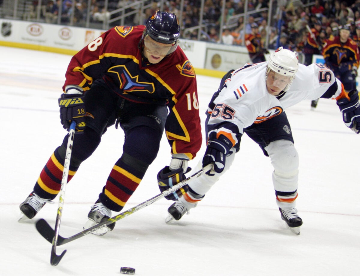 Marian Hossa Atlanta Thrashers Jason Blake New York Islanders