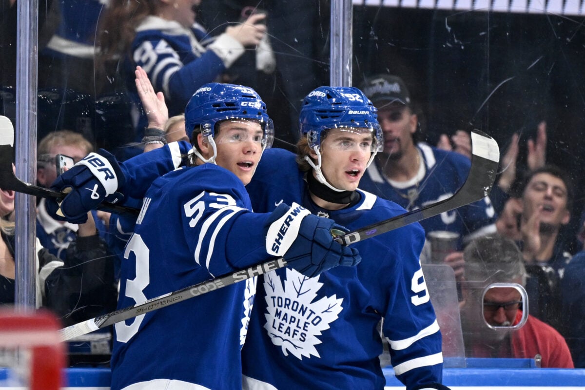 Easton Cowan Gavin McKenna Toronto Maple Leafs