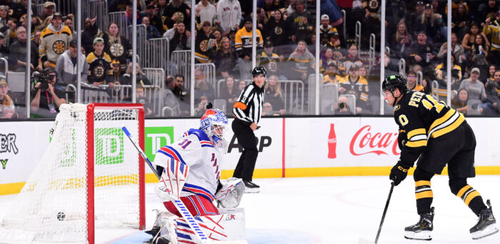 Peterka Gives Bruins Another Offensive Dimension