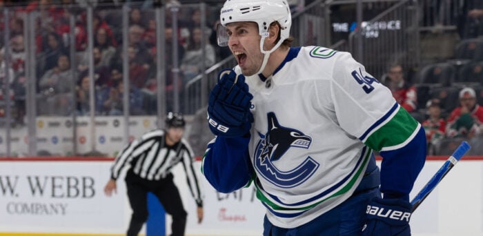 Linus Karlsson Is Making the Most of His Ice Time With the Canucks